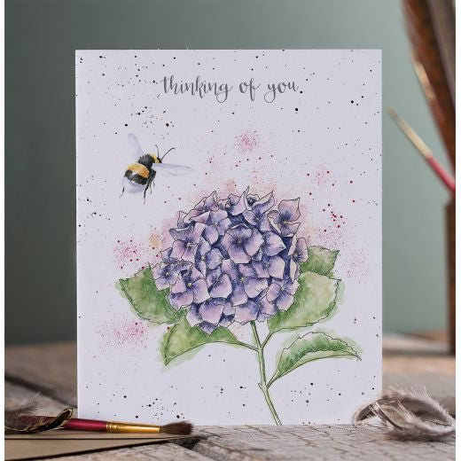 'Thinking of You' Greetings Card by Hannah Dale for Wrendale Designs.