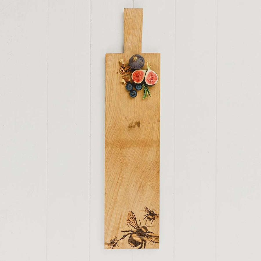 Bee Long Oak Serving Paddle by Selbrae.