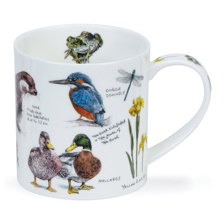 Fine bone china Dunoon Orkney Country Notebook mug - Riverbank Notebook