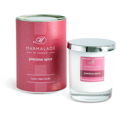 Precious Spice glass candle from Marmalade of London.