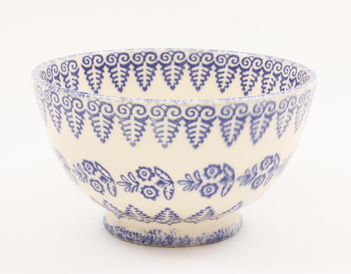Brixton Pottery Lacey Blue  handmade pottery small bowl