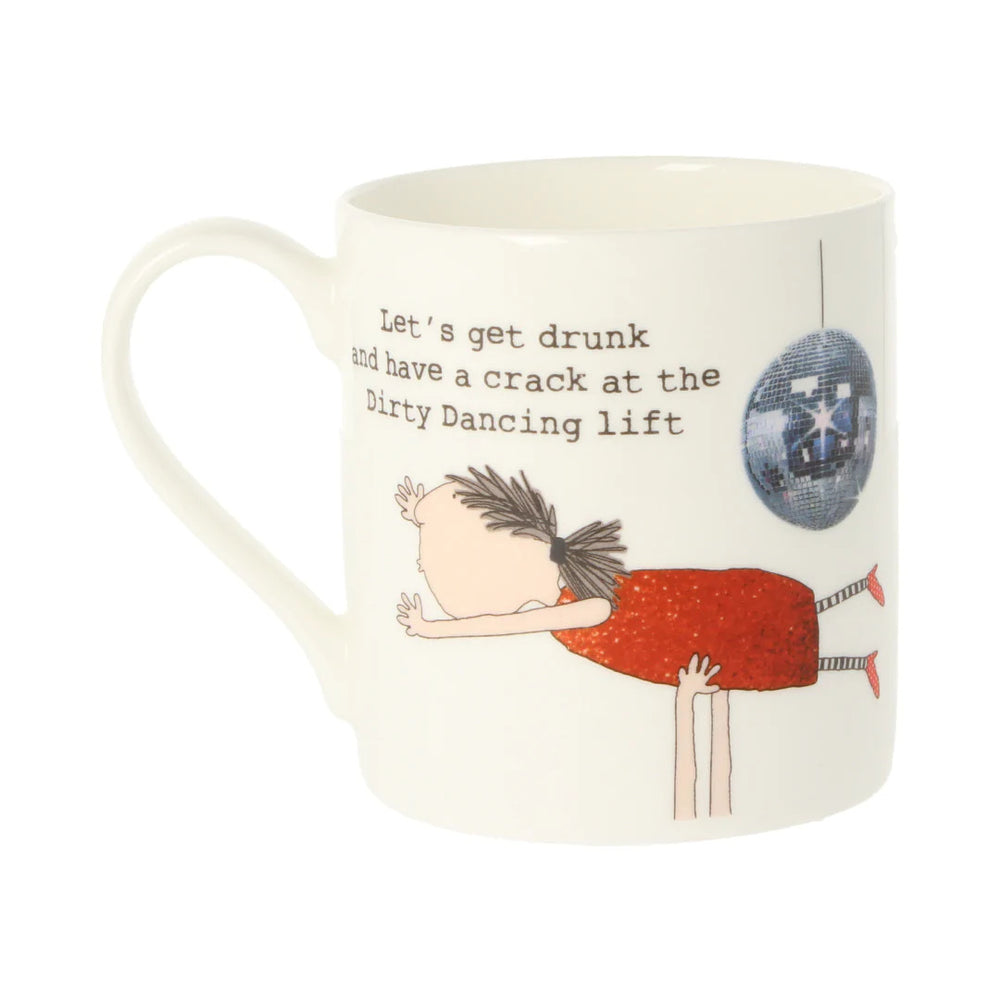 Dirty Dancing Bone China Mug by Rosie Made A Thing