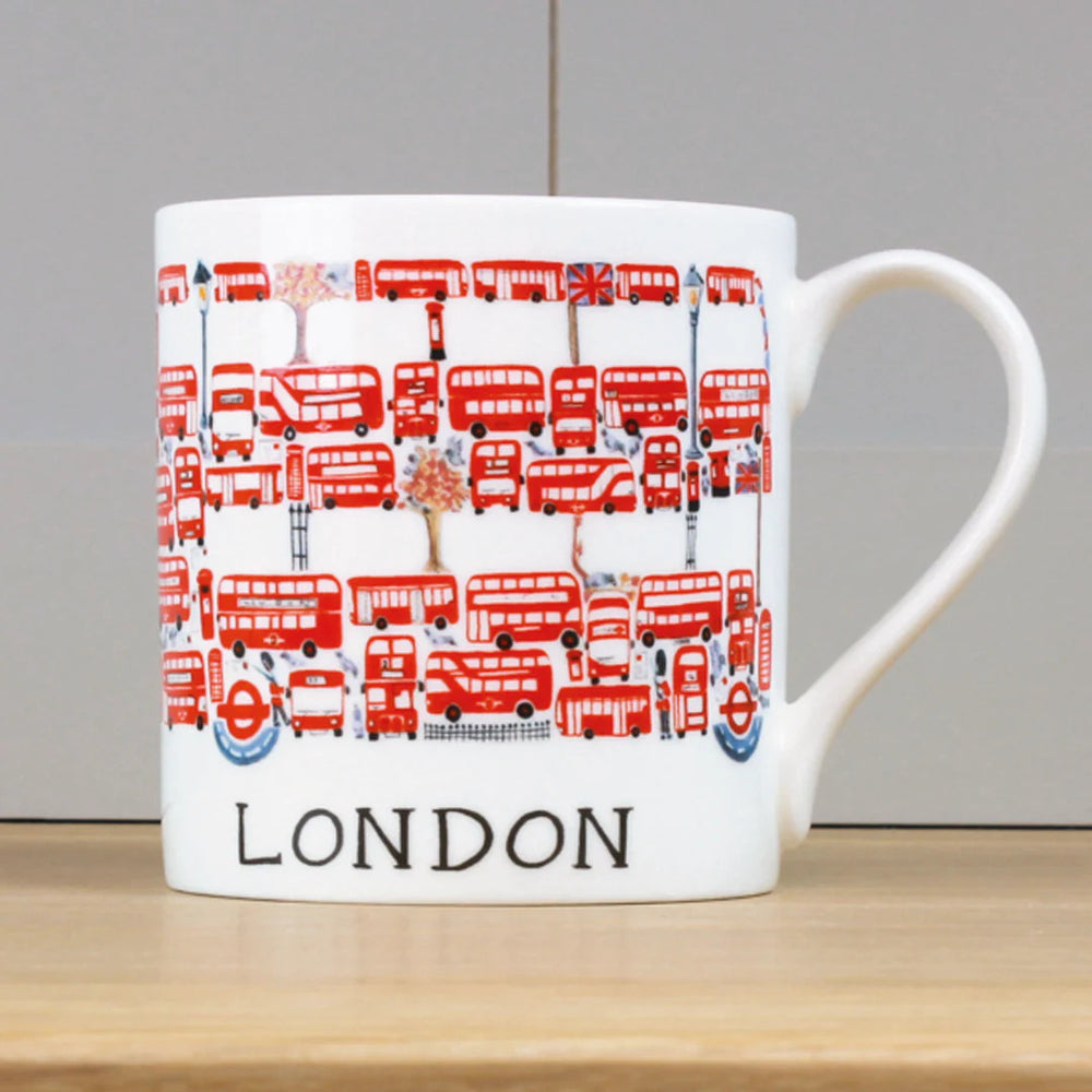 London Bus Bone China Mug 