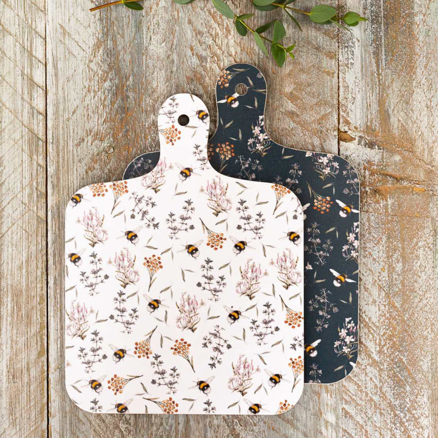 Bee's & Honeysuckle Mini Chopping Board by Toasted Crumpet.