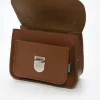 Handmade Leather Luna Chestnut Small Handbag by Zatchels.