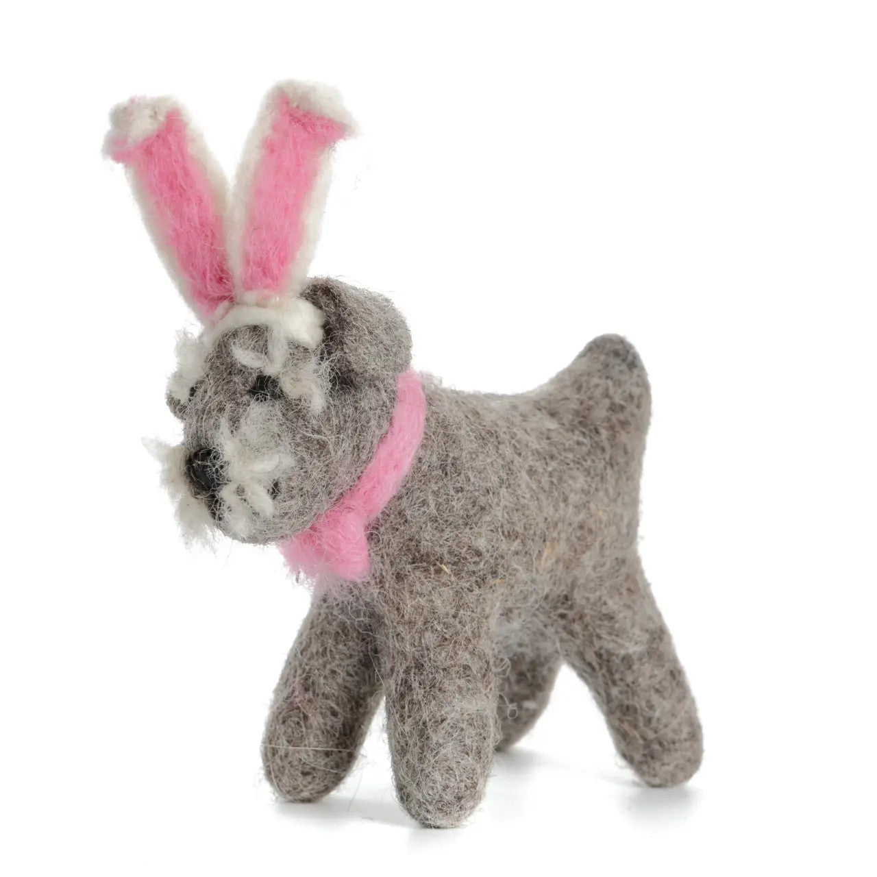 Bunny Earred Schnauzer Felt Decoration by Amica Felt