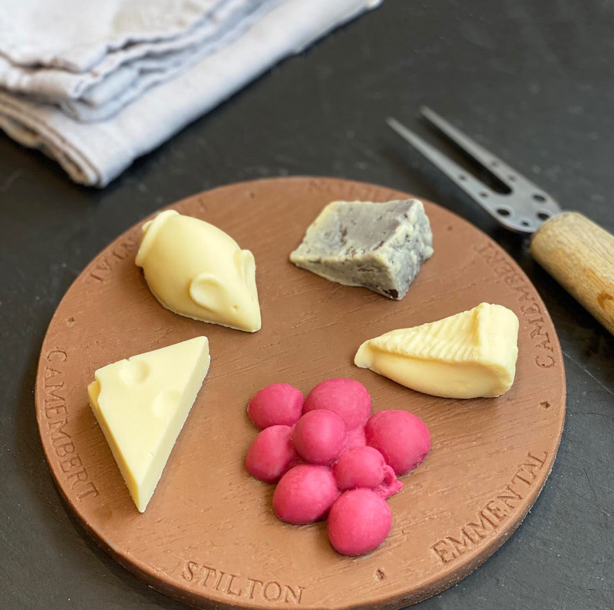Mini Chocolate Cheese Board by Choc on Choc.