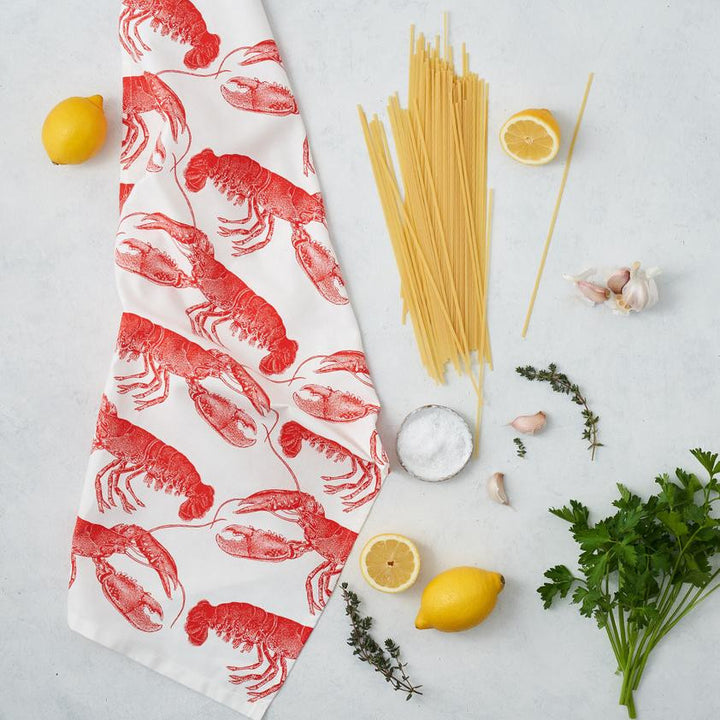Thornback & Peel Lobster 100% Cotton Tea Towel
