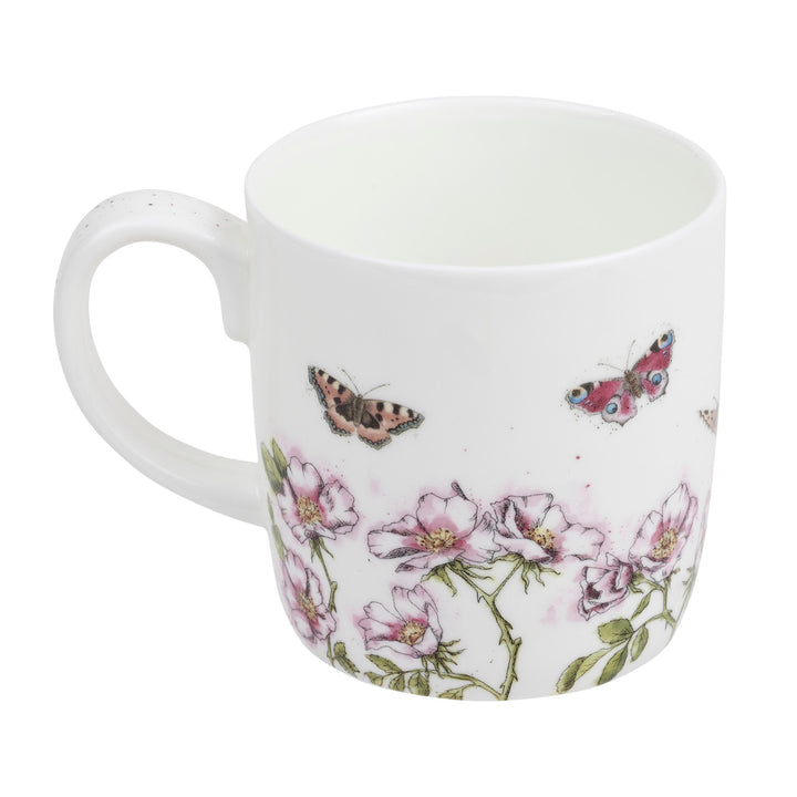 'The Rose Garden' Bone China Mug from Wrendale Designs by Royal Worcester.