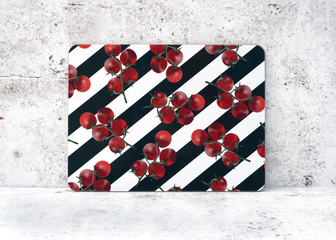 Striped Tomato Placemat by Corinne Alexander.