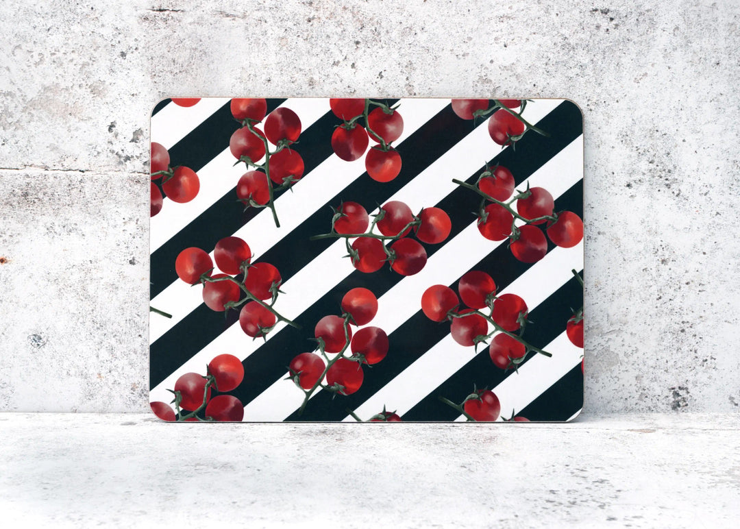 Striped Tomato Placemat by Corinne Alexander.