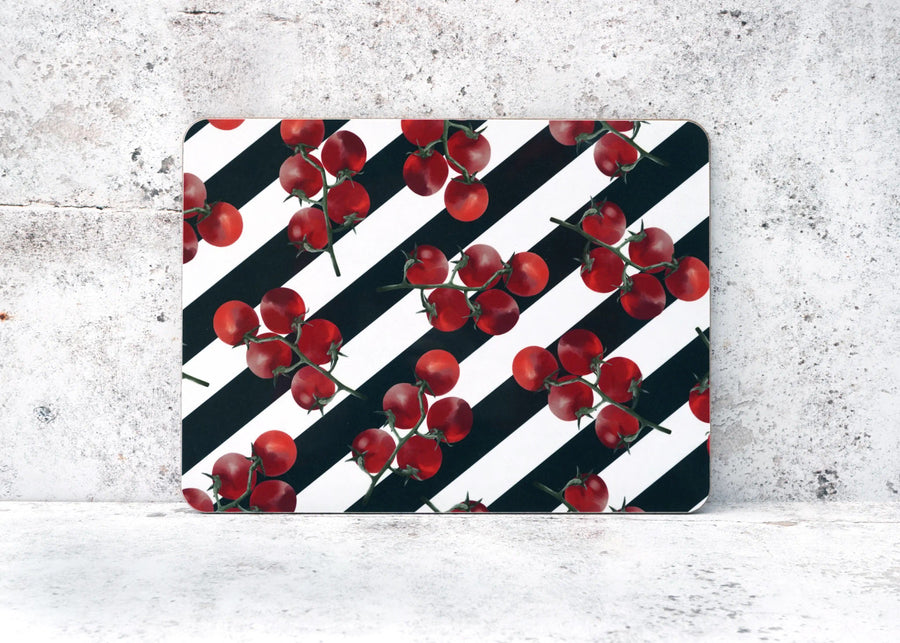 Striped Tomato Placemat by Corinne Alexander.