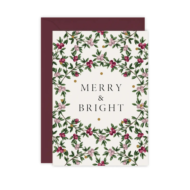 Merry & Bright - 'Merry Nouveau' Card