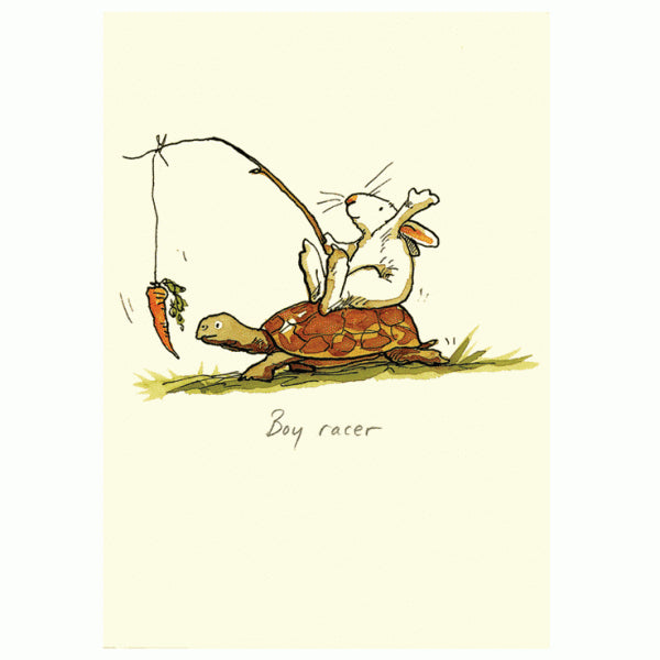Boy Racer Greetings Card by Anita Jeram.