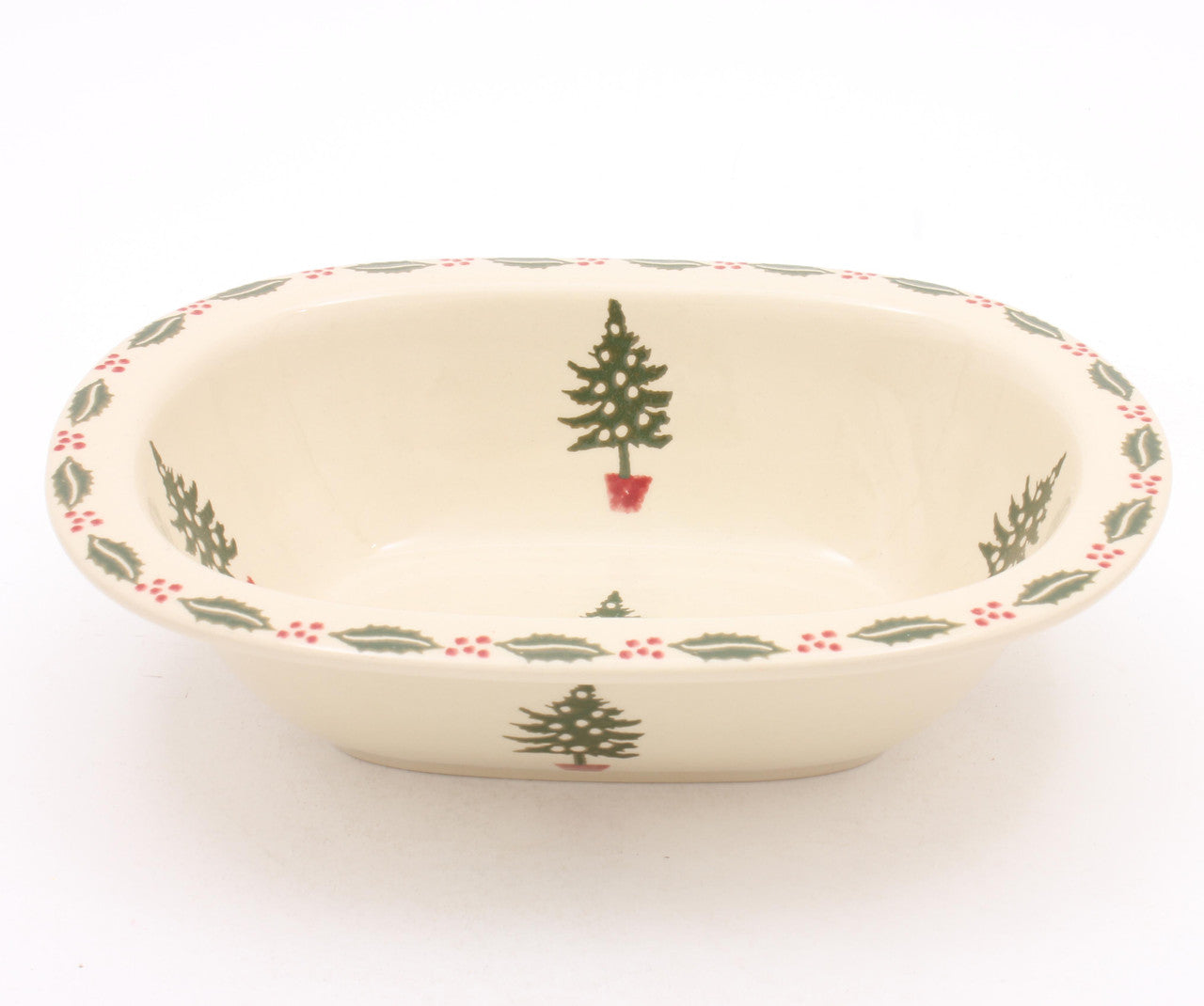 Brixton Pottery Christmas Tree Pie Dish.