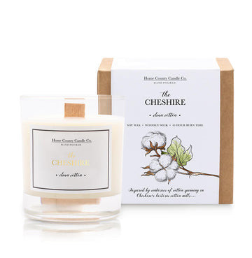 The Cheshire Candle by Home County Candles.