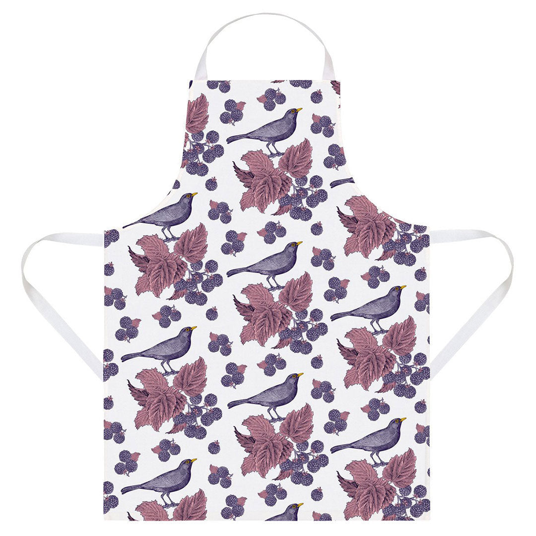 Thornback & Peel Blackbird & Bramble 100% Cotton Apron
