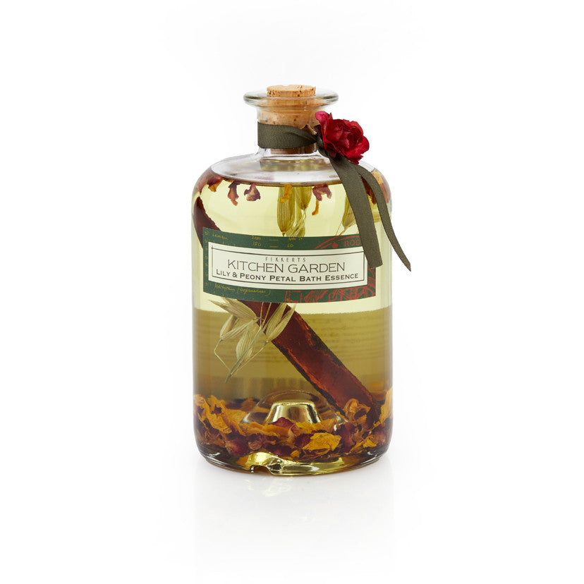 Kitchen Garden Lily & Peony Bath Essence by Fikkerts of England.