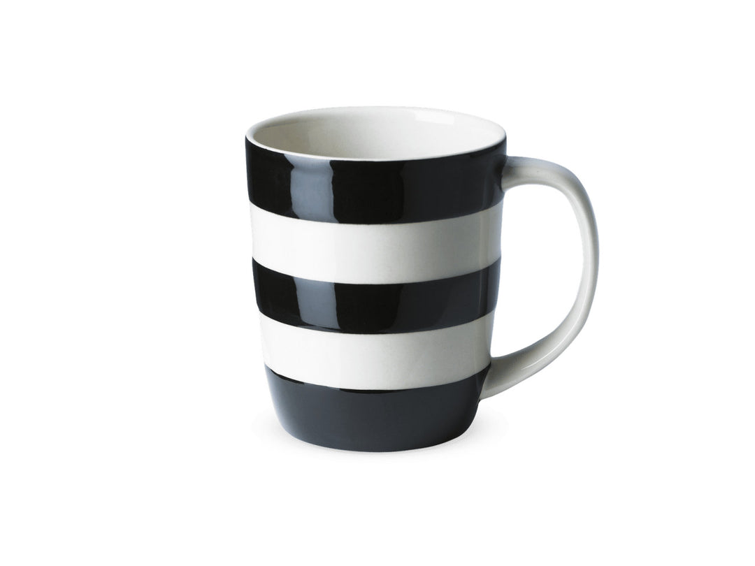 Cornishware 12 oz tapered mug - Black