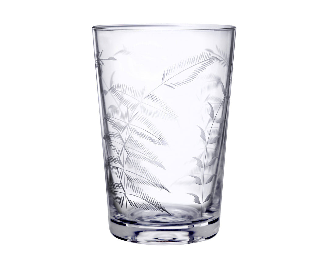 Tumbler with Fern Design by The Vintage List.