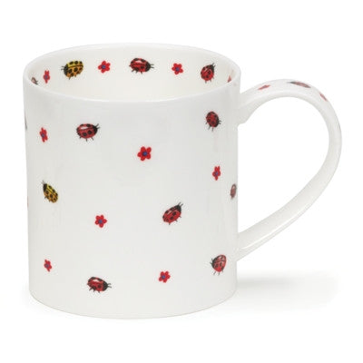 Fine bone china Dunoon Flutterby Ladybug mug