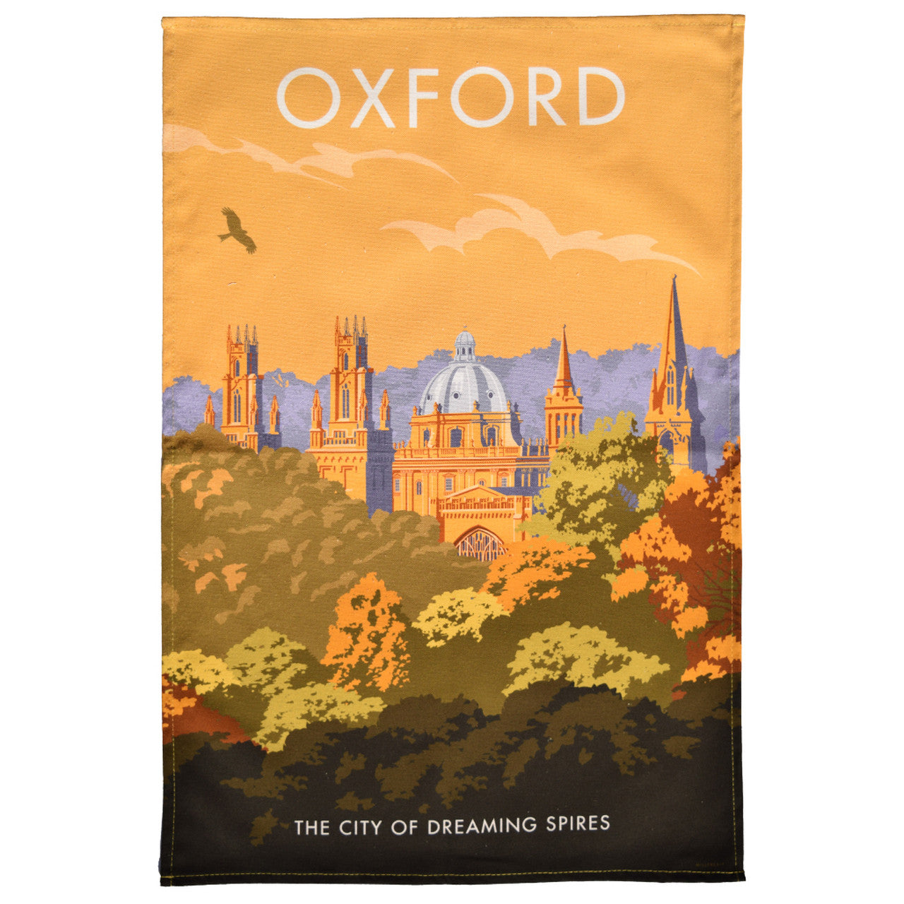 Oxford Dreaming Spires Tea Towel by Town Towels.