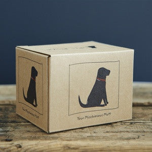 Pottery Chocolate Labrador mug from Sweet William Designs.