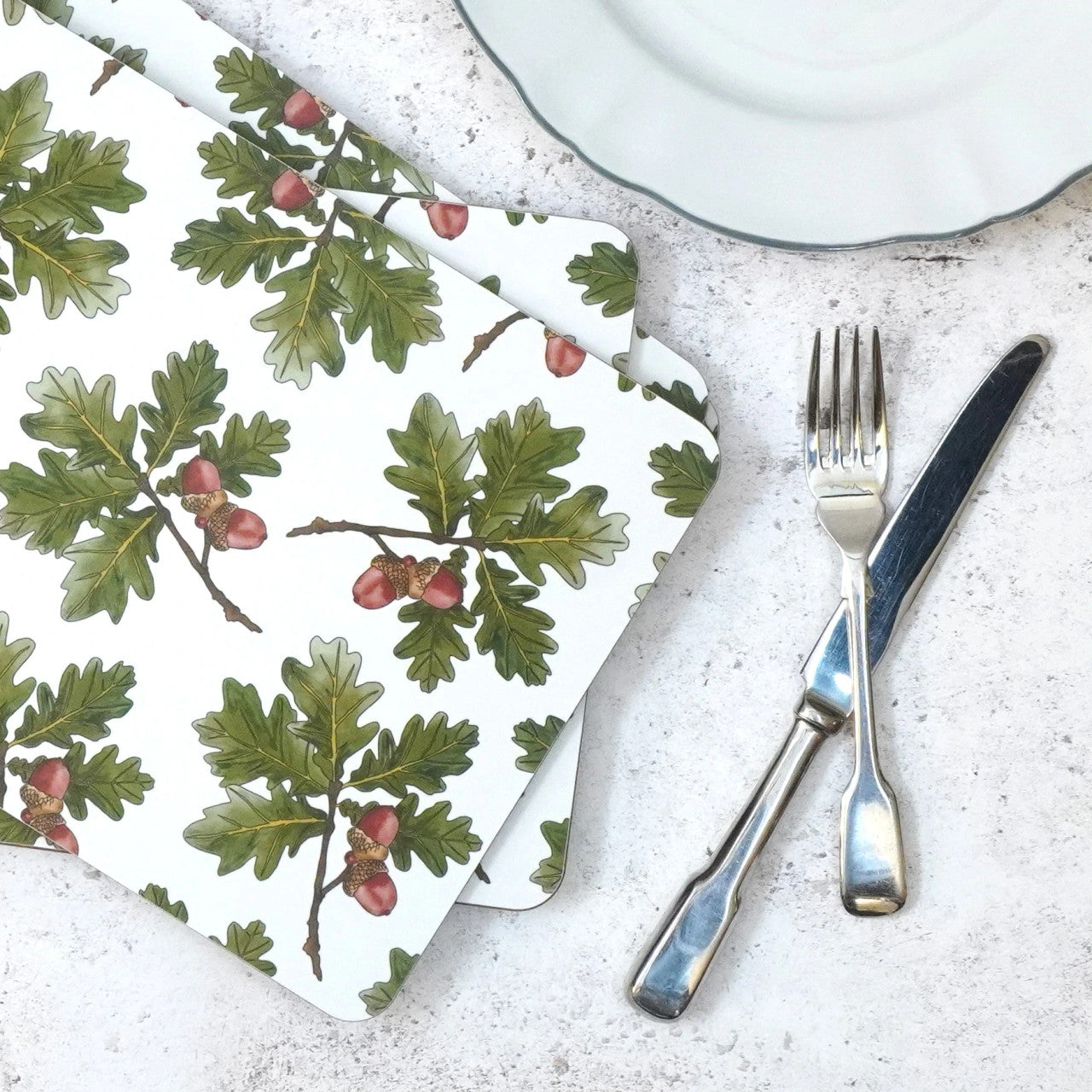 Oak Leaf Placemat by Corinne Alexander.
