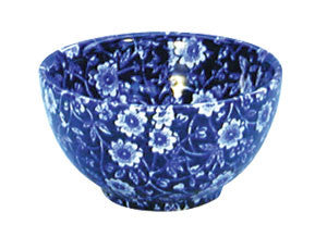 Blue Calico Sugar Bowl Small