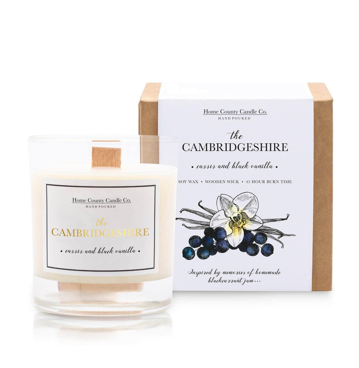 The Cambridgeshire Candle by Home County Candles.