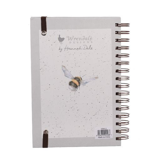 'Flight of the Bumblebee'  Spiral Bound Notebook by Wrendale Designs.