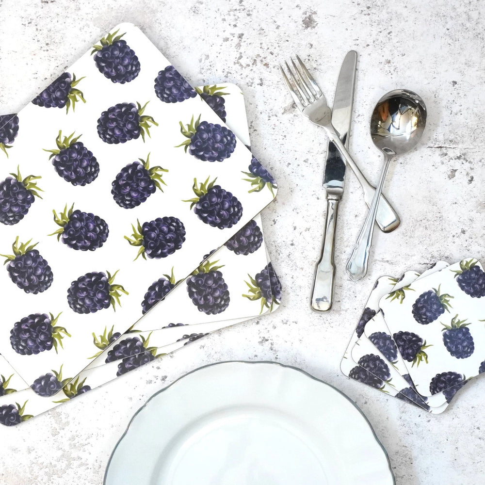 Blackberry Placemat by Corinne Alexander
