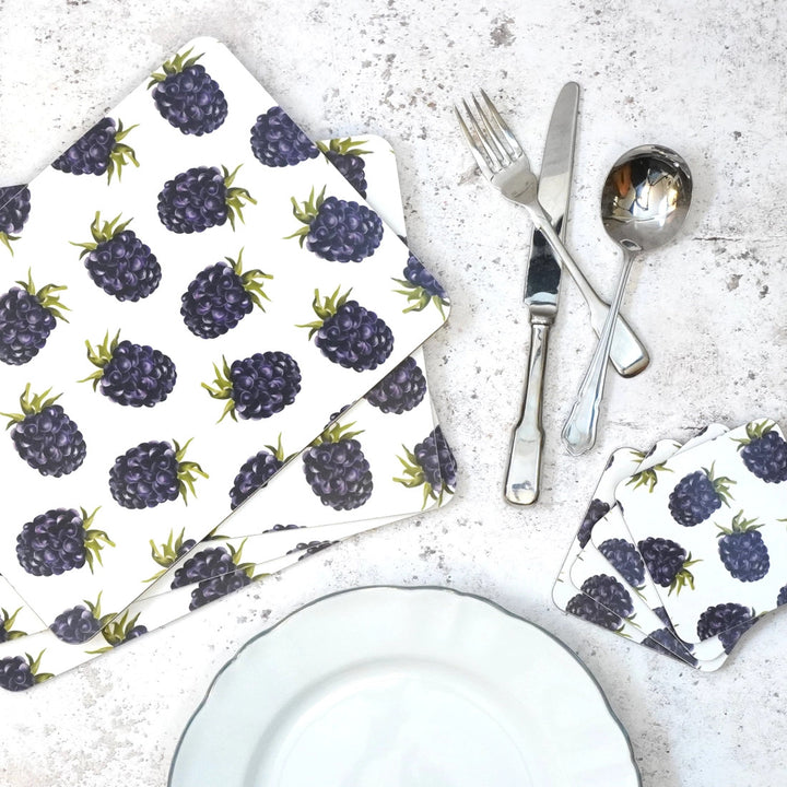 Blackberry Placemat by Corinne Alexander