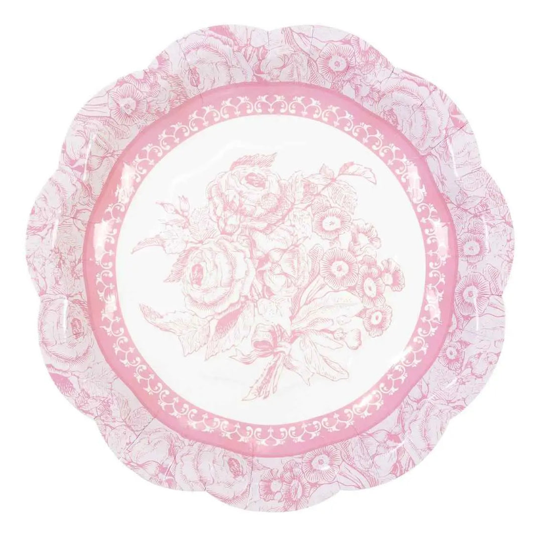 Truly Scrumptious Vintage Paper Plates - 12 pack 