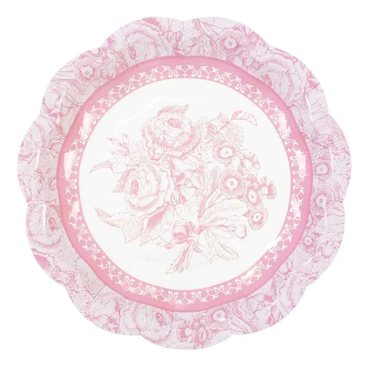 Truly Scrumptious Vintage Paper Plates - 12 pack 
