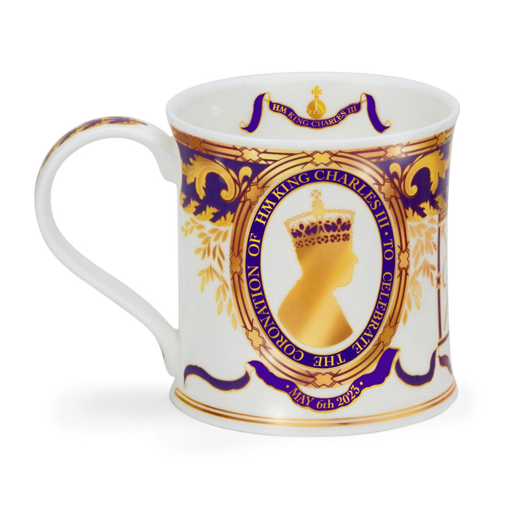 PRE-ORDER - Wessex King Charles III Coronation Gold Mug. Handmade in England by Dunoon.