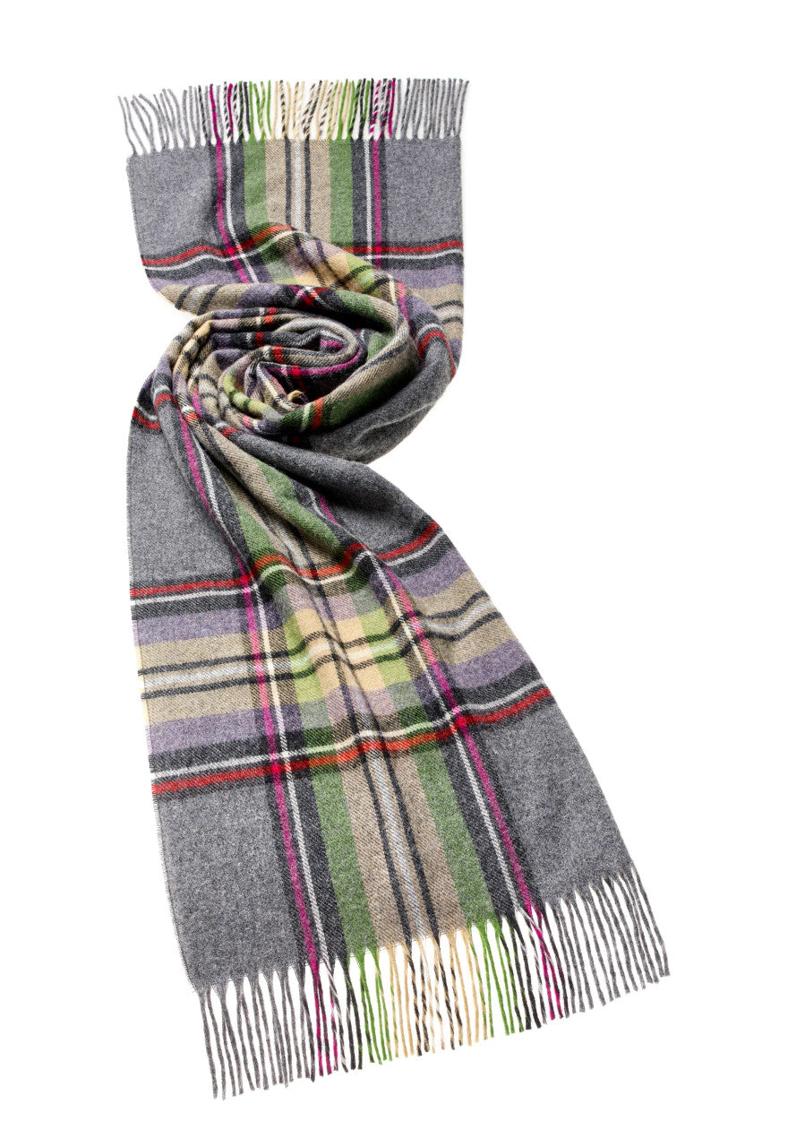 Collection B York Gray Merino Lambswool Wrap by Bronte Moon