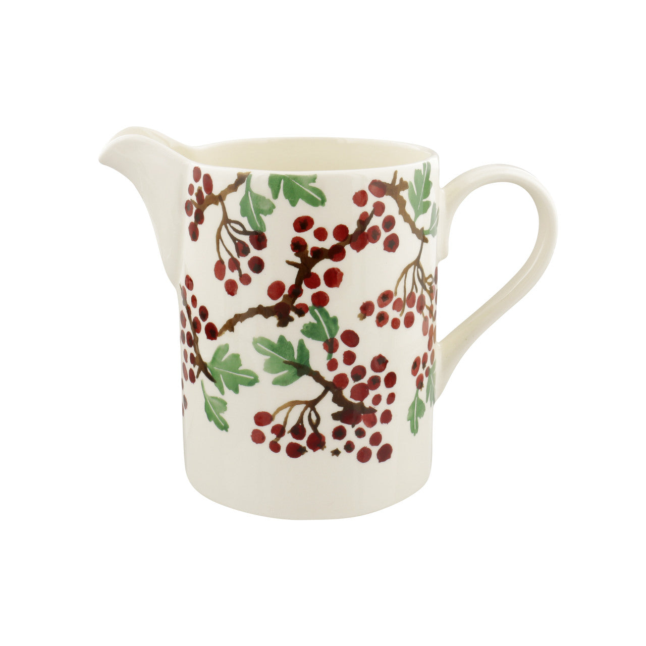 Emma Bridgewater Hawthorn Berries Large Straight Jug. Handmade in England. 