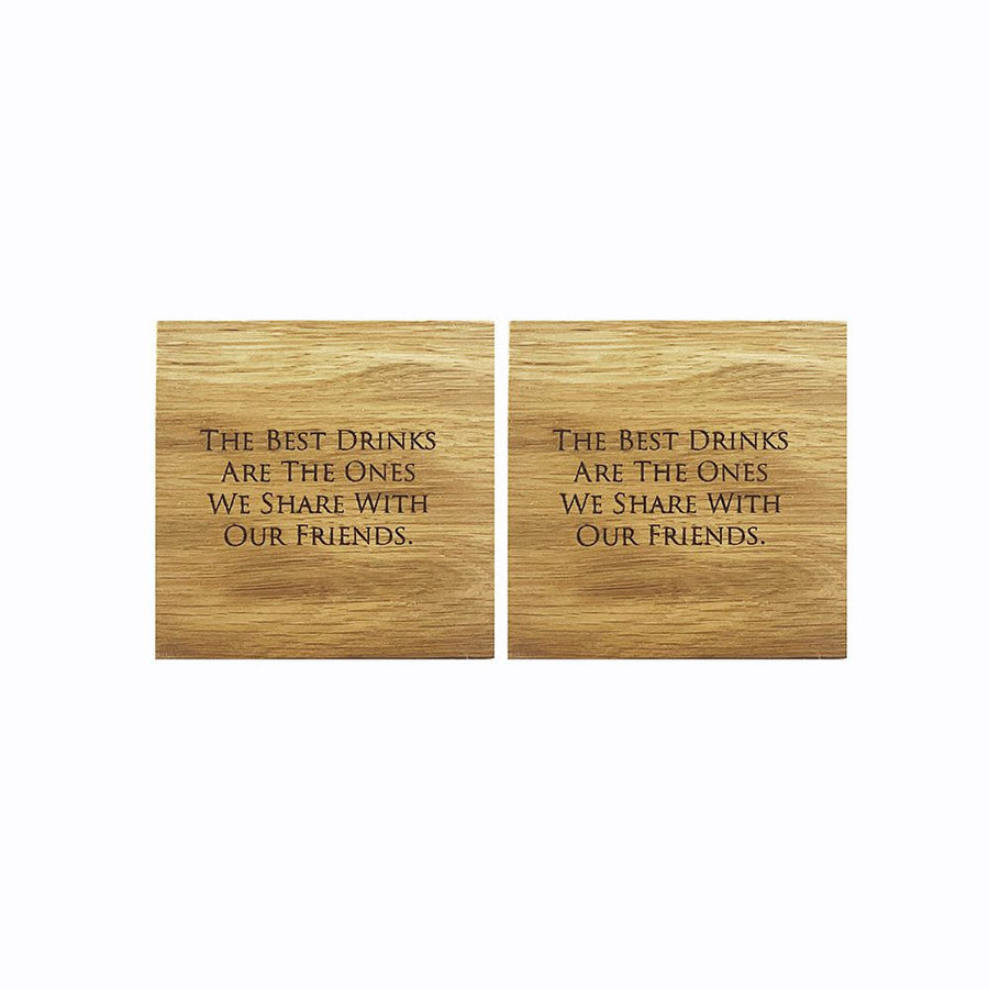 Friends Oak Coasters by Scottish Made.