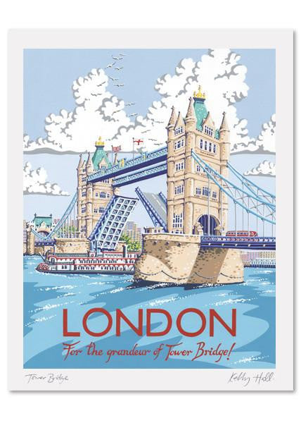 Kelly Hall London Print. Printed in England.
