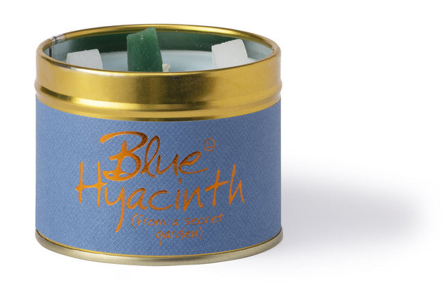 Blue Hyacinth Scented Candle from Lily-Flame. Handmade in England