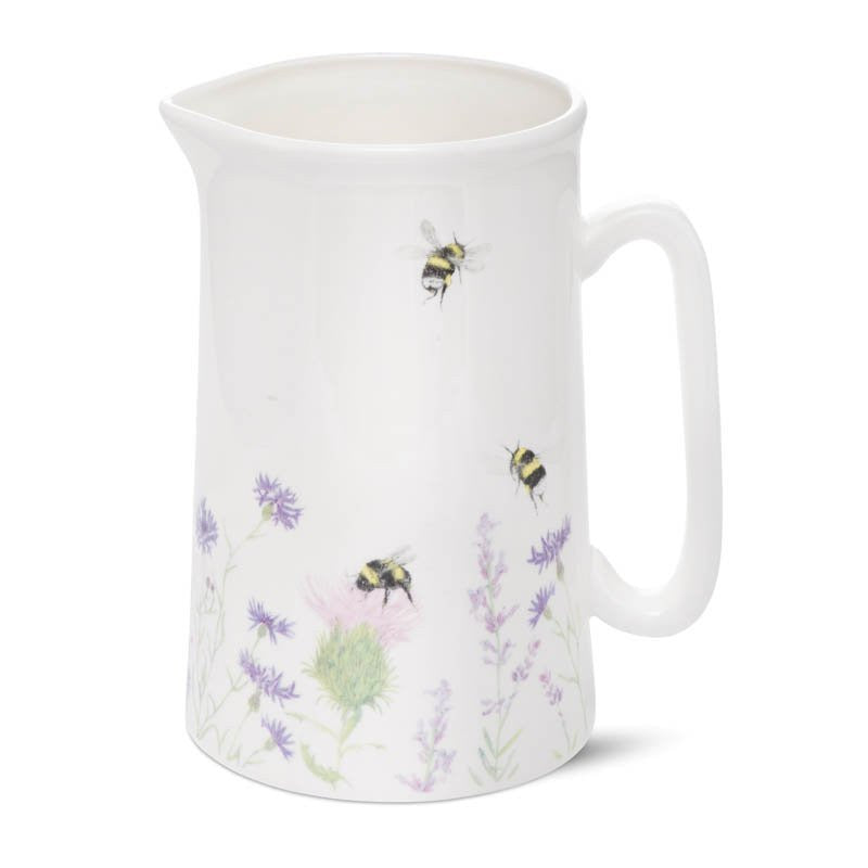 Mosney Mill bone china Bee & Flower jug.