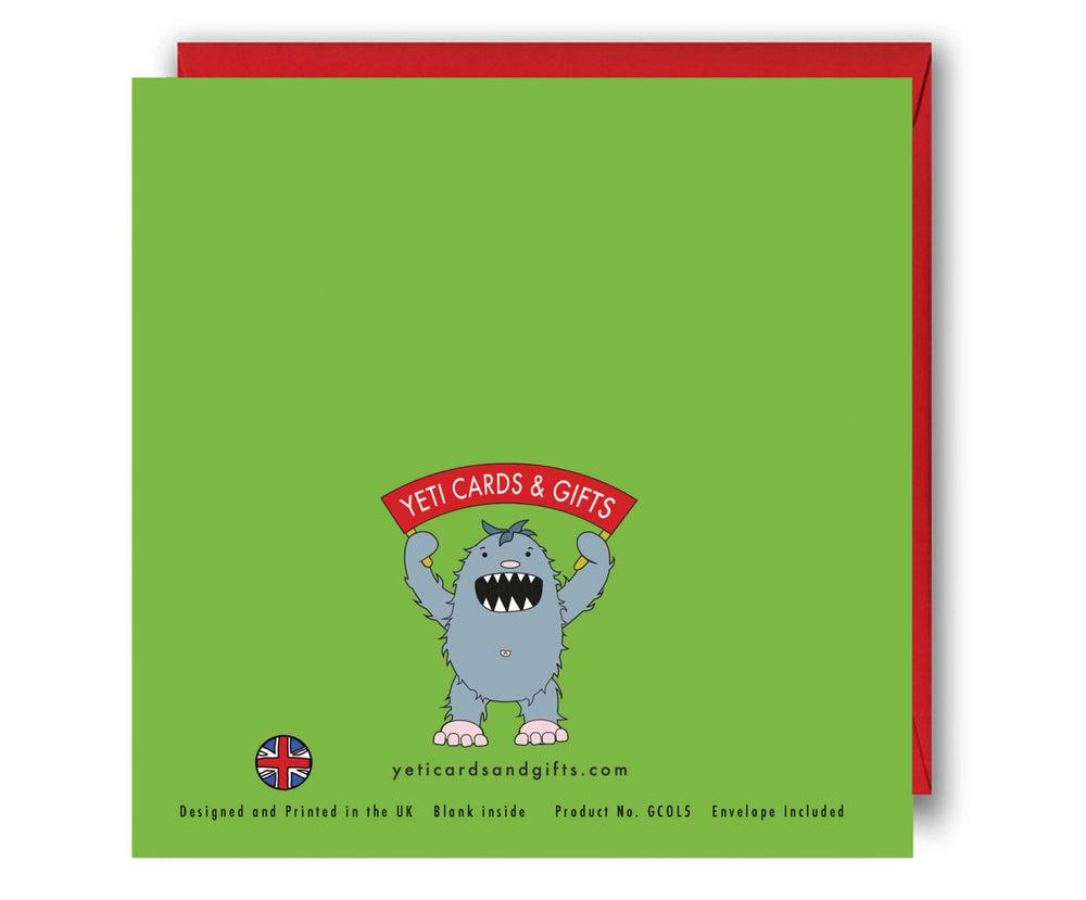 Color In & Cut Out Christmas Card - Bauble