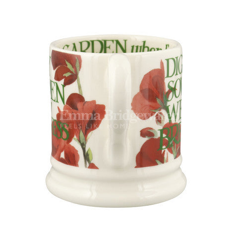 My Garden is My Happiness 1/2 pint mug from Emma Bridgewater. Made in England.