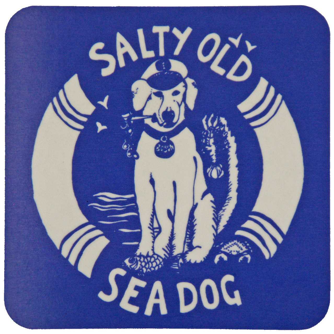 Port & Lemon Salty Sea Dog Coaster