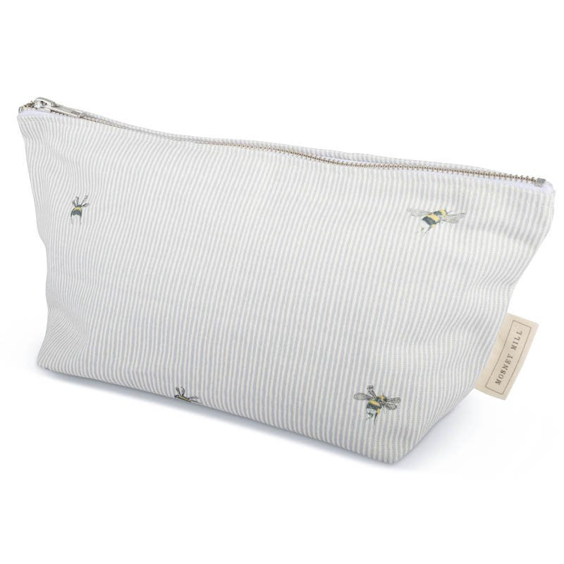 Mosney Mill Bee & Stripe Cosmetic Bag