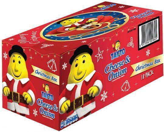 Tayto Cheese & Onion Crisps Christmas Box