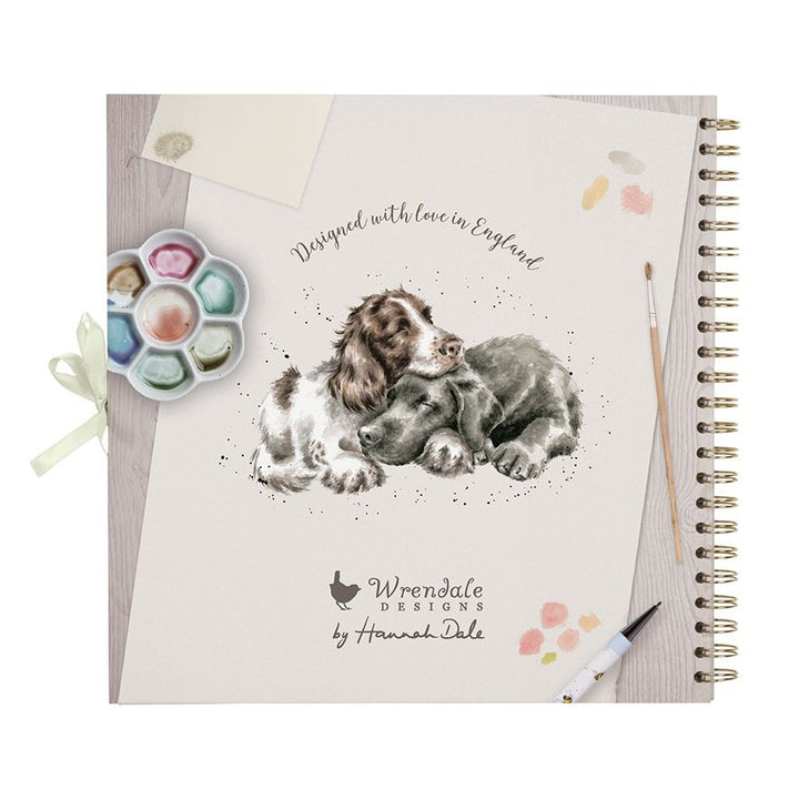'Blooming with Love' Spaniel Scrapbook Album by Wrendale Designs