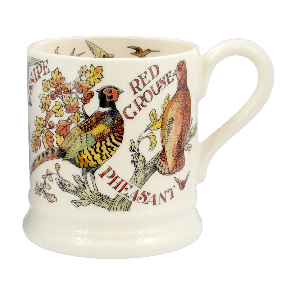 Emma Bridgewater In The Woods Red Grouse Half Pint Mug. 