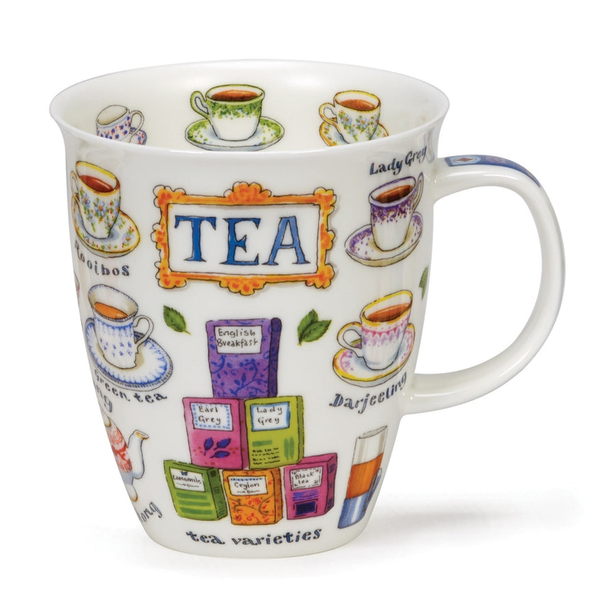 Dunoon Nevis Tea Mug. Bone china, handmade in England.